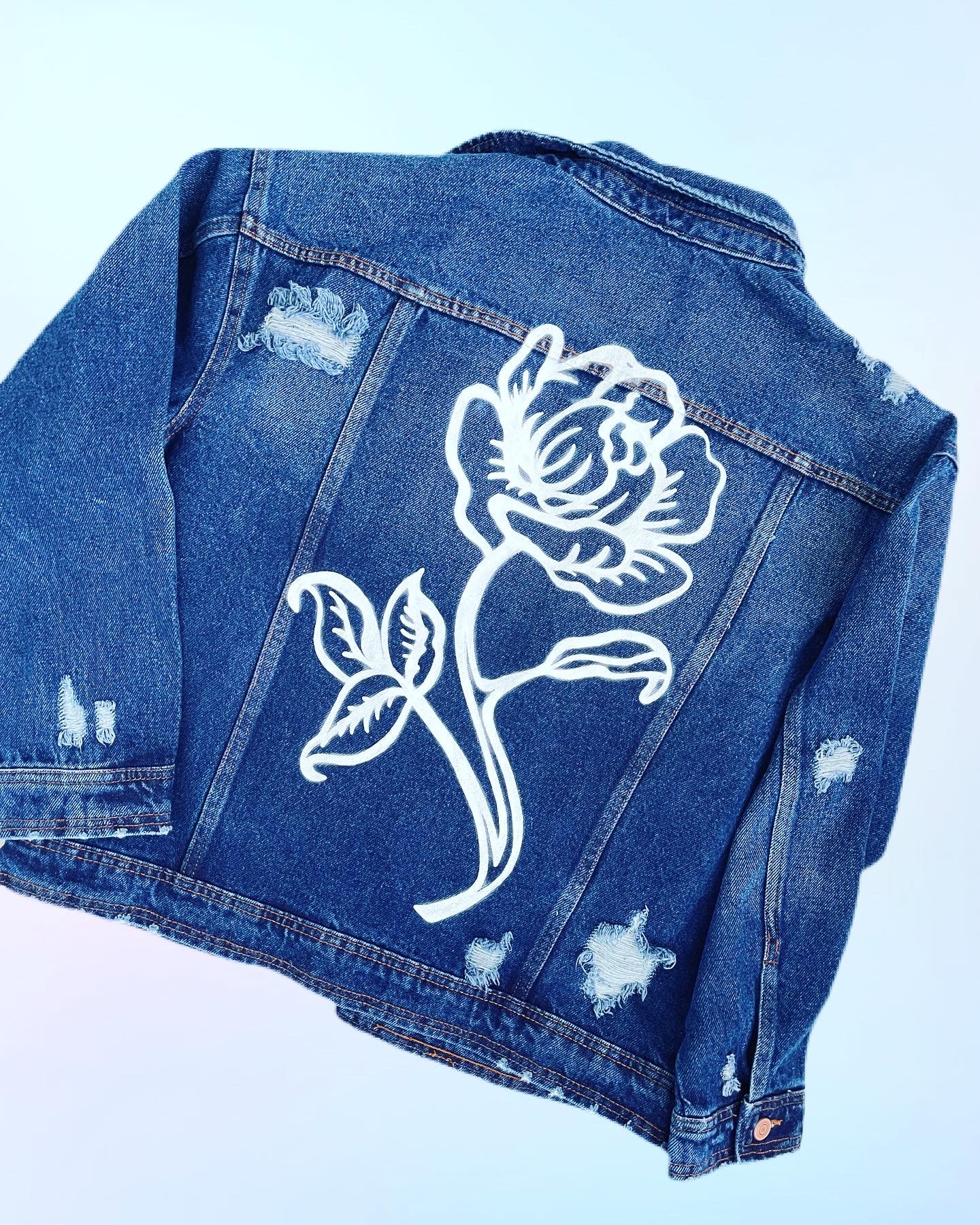 Bride & Custom Hand-Painted Denim Jackets