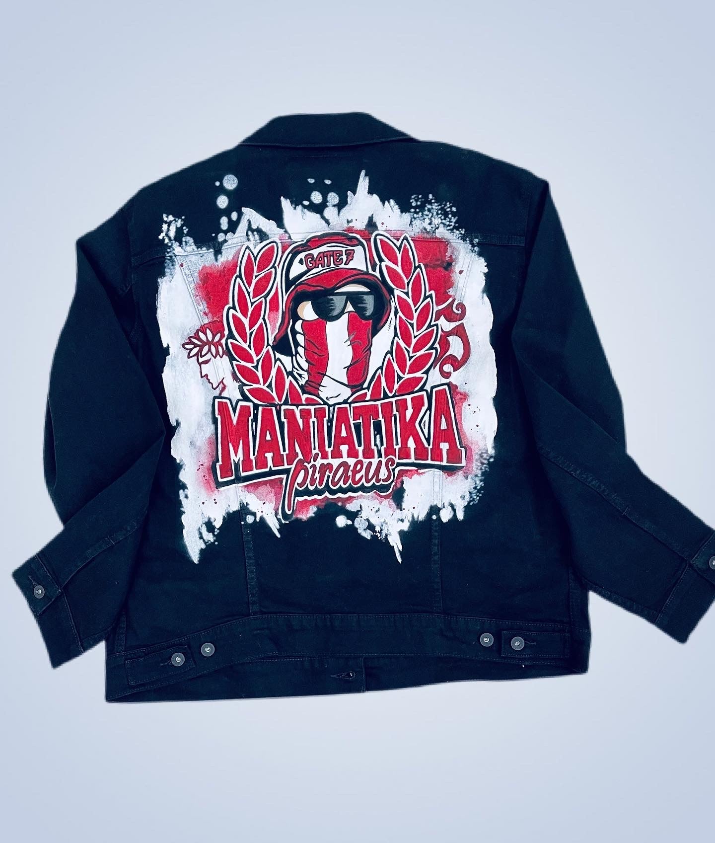 Hand Painted Pop Art denim Jacket