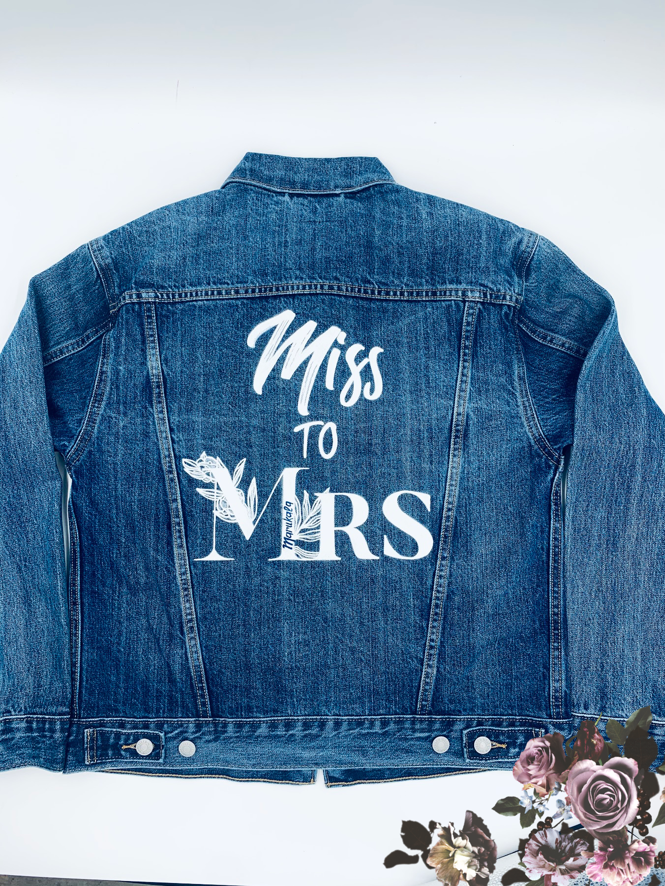 Bride & Custom Hand-Painted Denim Jackets