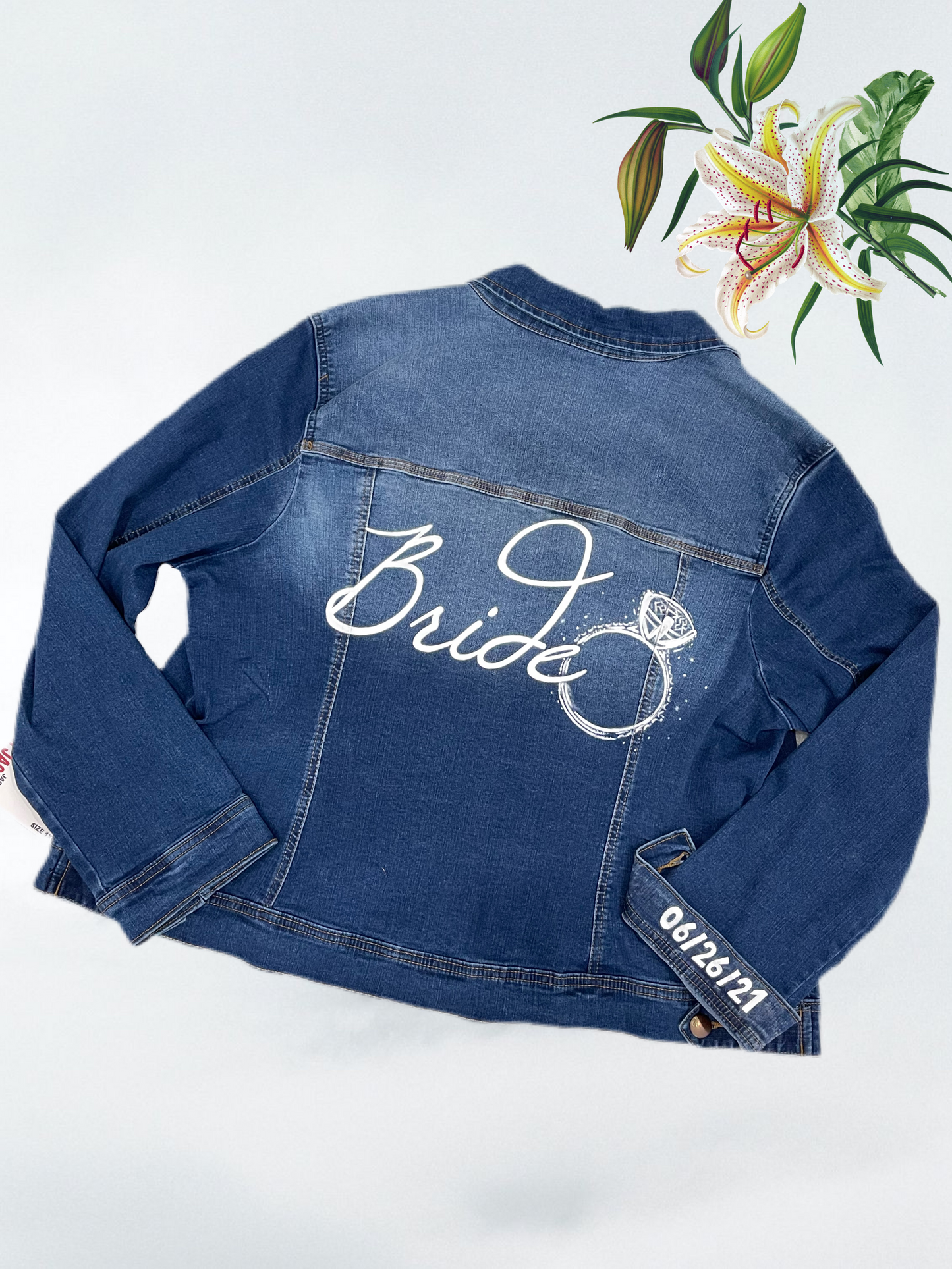 Bride & Custom Hand-Painted Denim Jackets
