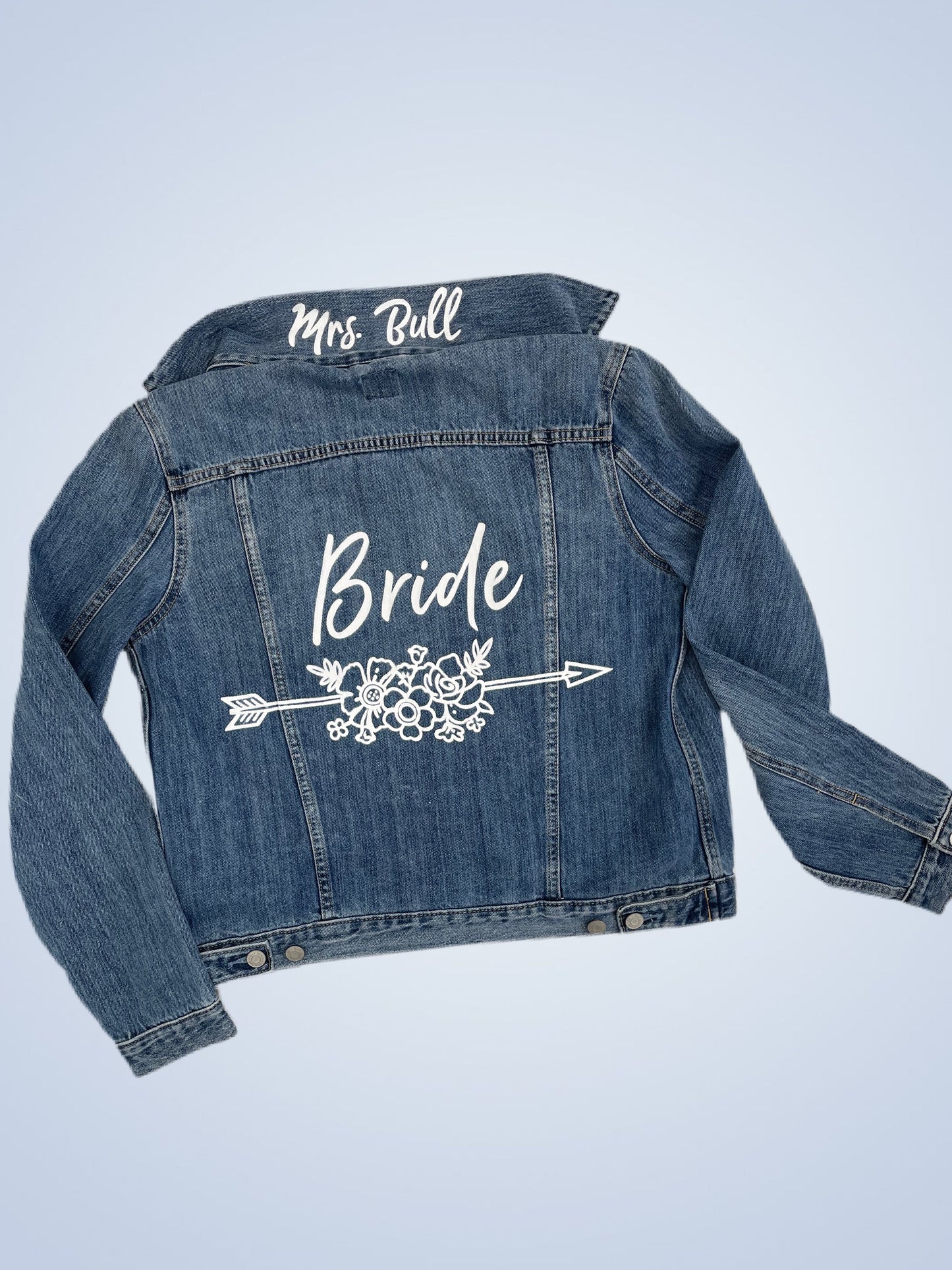 Bride & Custom Hand-Painted Denim Jackets