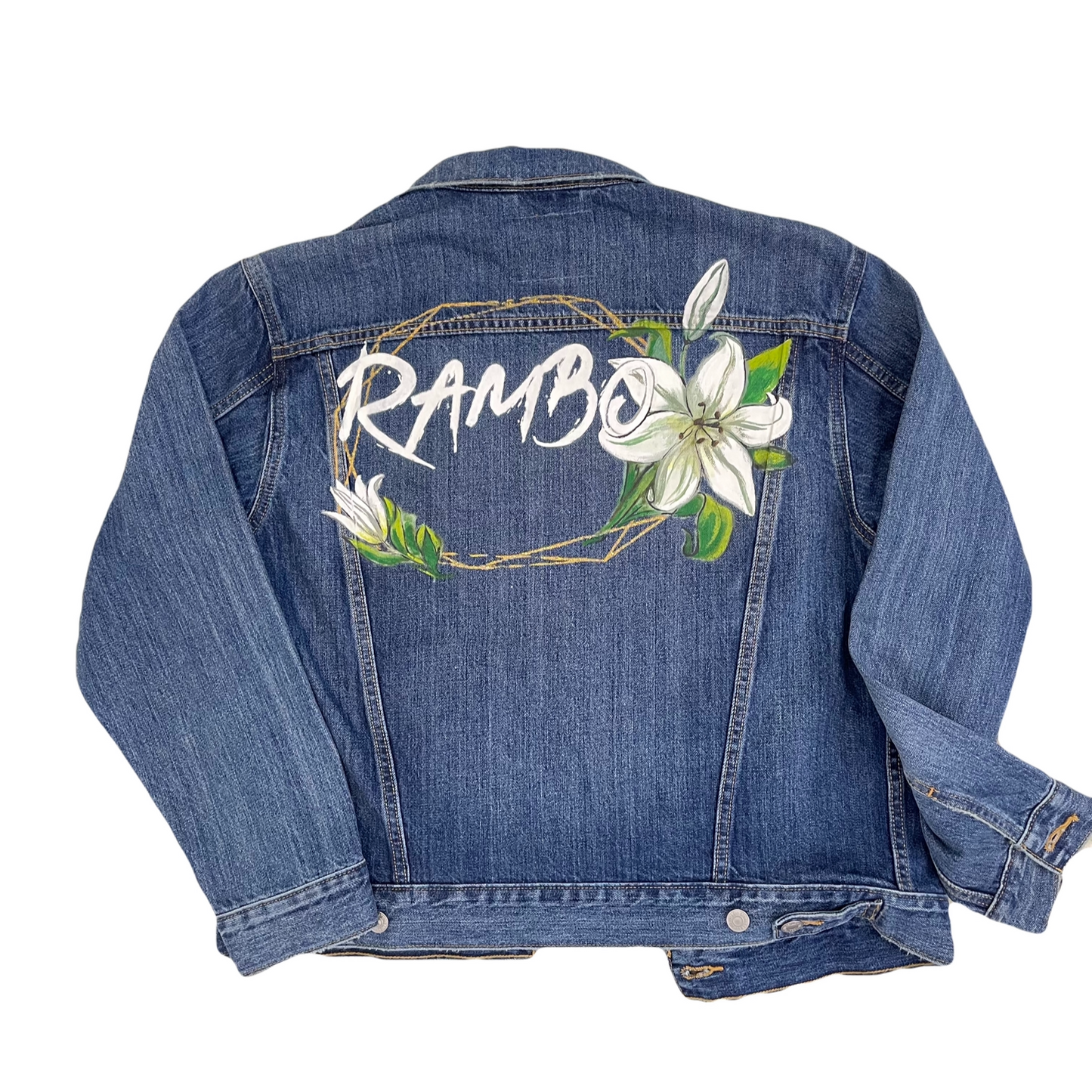 Bride & Custom Hand-Painted Denim Jackets