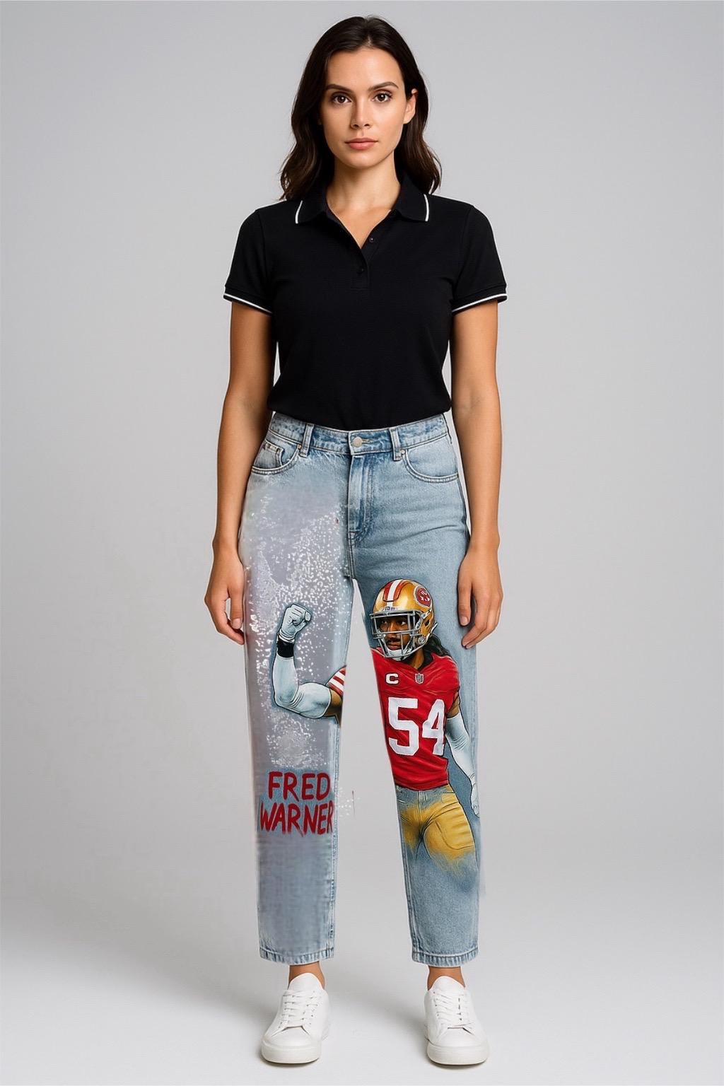 Custom Painted Jeans – Hand-Painted From Your Photo or Idea – Personalized Fashion – Wearable Art Pants – One of a Kind Gift