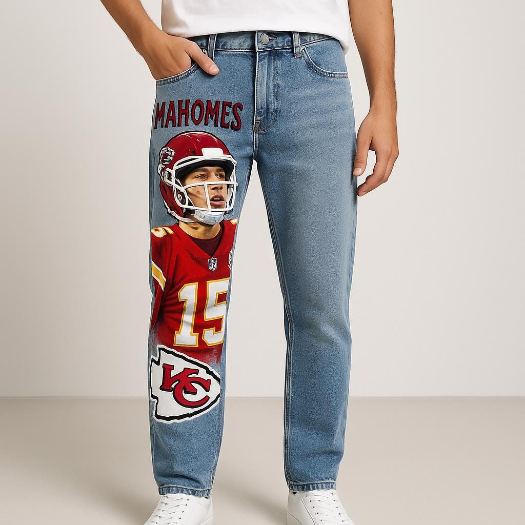 Custom Painted Jeans – Hand-Painted From Your Photo or Idea – Personalized Fashion – Wearable Art Pants – One of a Kind Gift