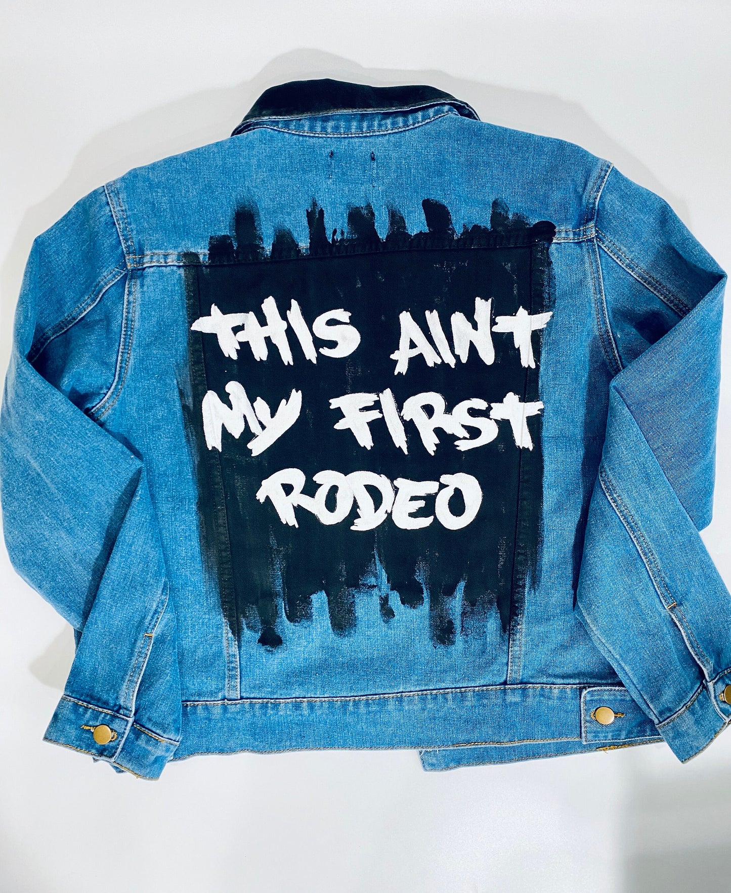 Custom Jean Jacket Hand Painted Denim Jacket Unisex Adult Jean Jacket Christmas Gift Bride Denim Jacket Painted Jean Jacket Best Gift Ever