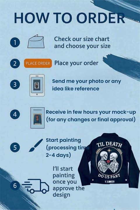 Halloween Couple Jacket, Personalized Gift, Wedding Gift – Custom Painted Leather Jacket “Till We Are Ghosts” | Gothic Bride Outfit