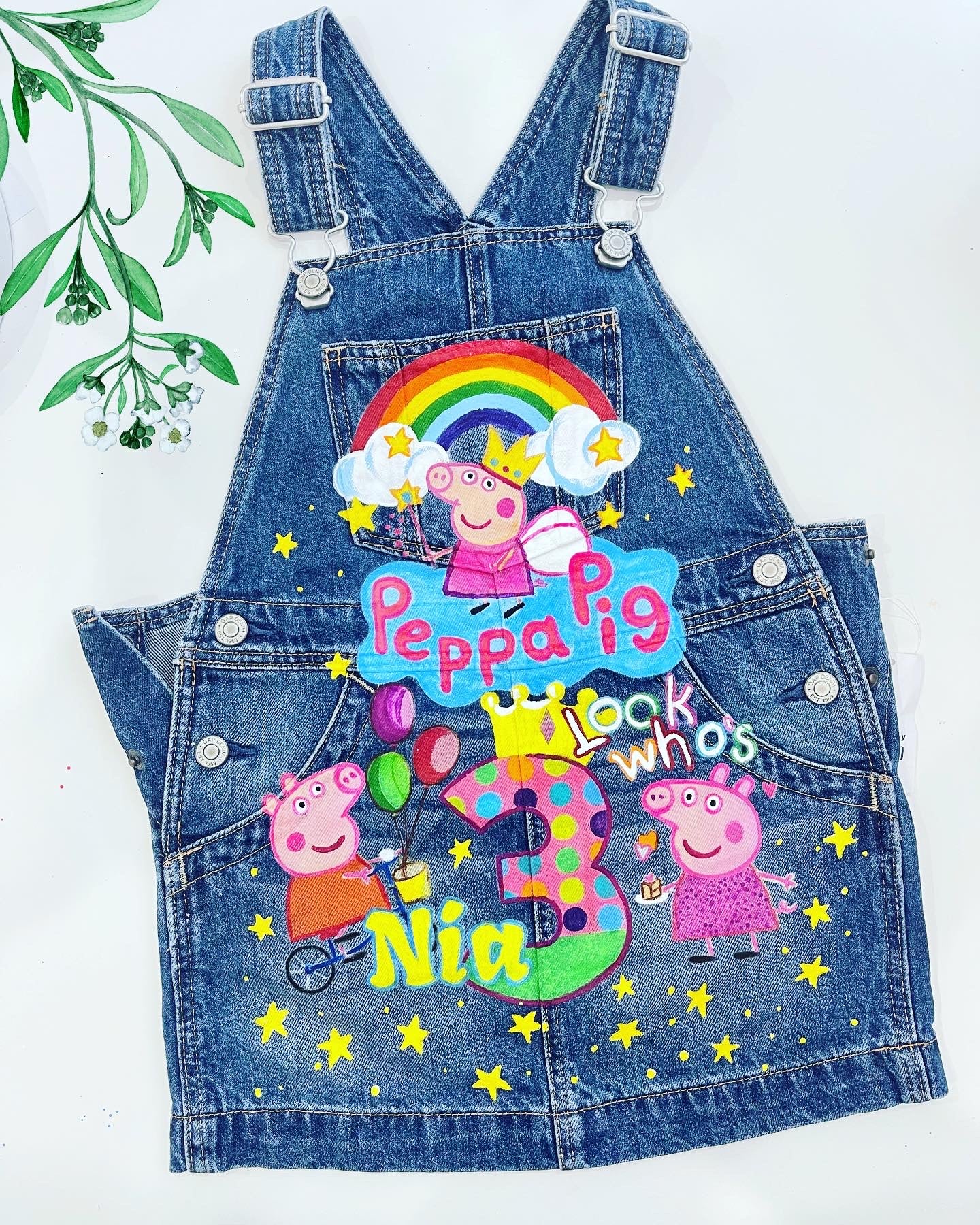 Hand Painted Pop Art denim Jacket