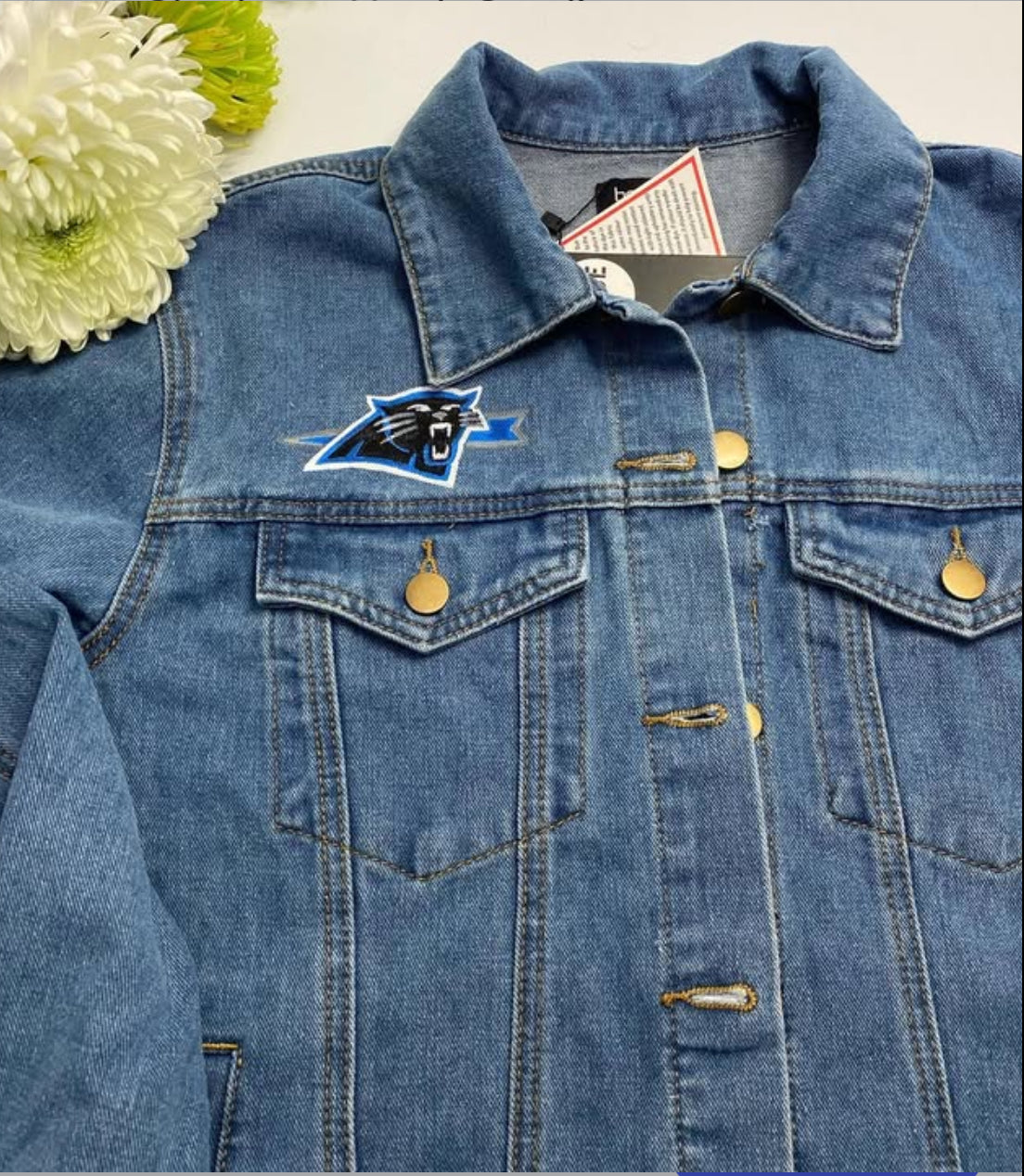 Custom Logo Denim Jacket