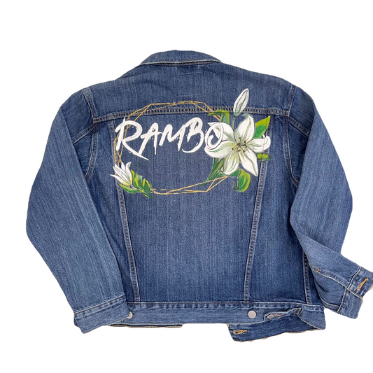 Bride & Custom Hand-Painted Denim Jackets