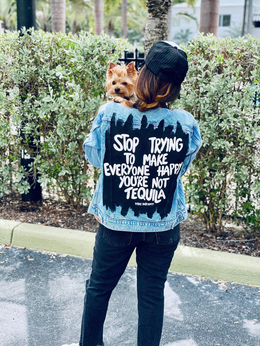 Custom Jean Jacket Hand Painted Denim Jacket Unisex Adult Jean Jacket Christmas Gift Bride Denim Jacket Painted Jean Jacket Best Gift Ever