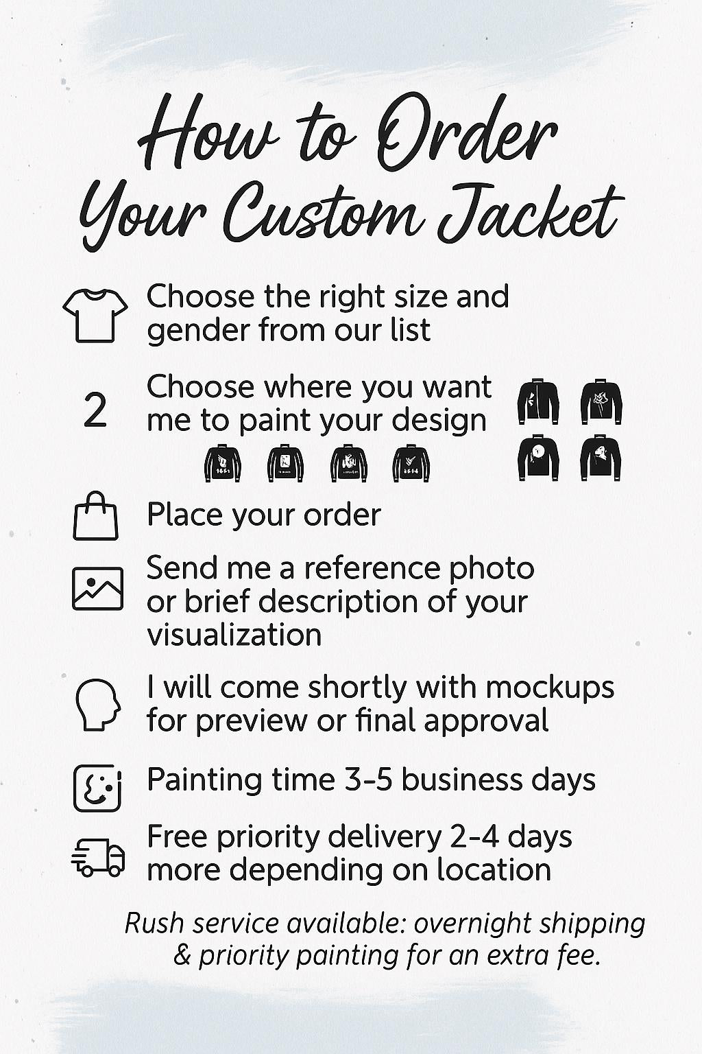 Custom Painted Portrait Jacket – Hand Painted Leather Jacket – Personalized Rock Star Art Jacket – Unique Concert Outfit – Custom Gift