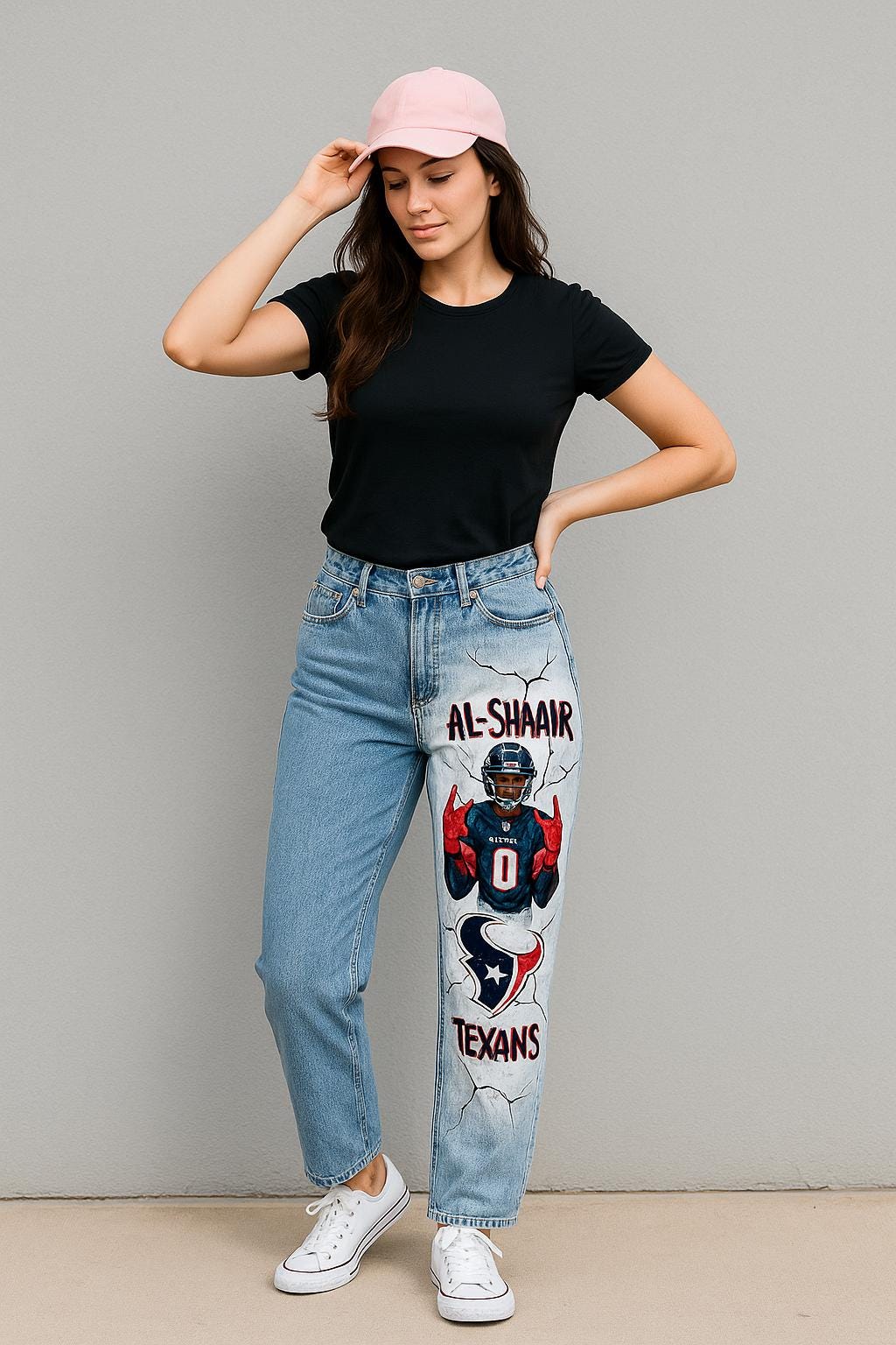 Custom Hand-Painted Jeans – Personalized Wearable Art